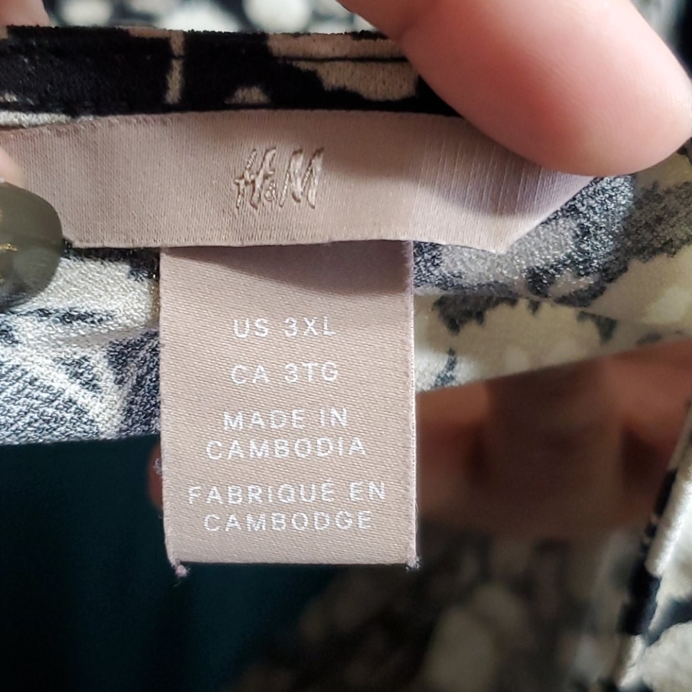 H&M Floral Dress Sz 3X - Picture 5 of 5